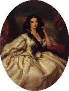 Franz Xaver Winterhalter Wienczyslawa Barczewska, Madame de Jurjewicz Norge oil painting reproduction